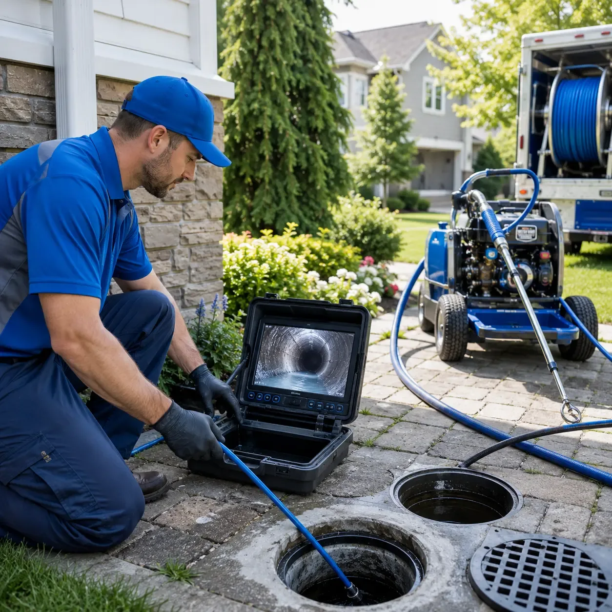 Outdoor drain cleaning professionals serving Braggadocio, MO